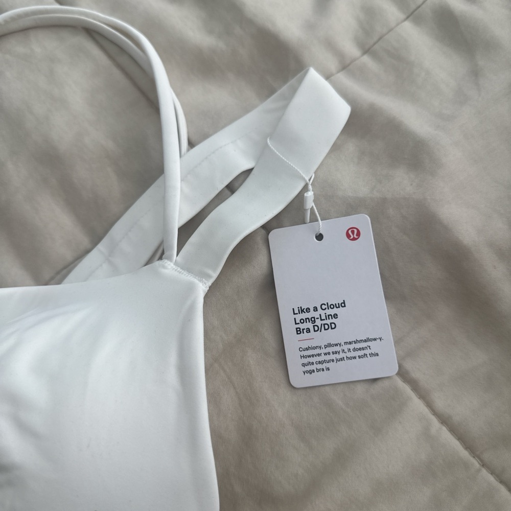 Lululemon Athletica White Sports Bra - Picture 2 of 5